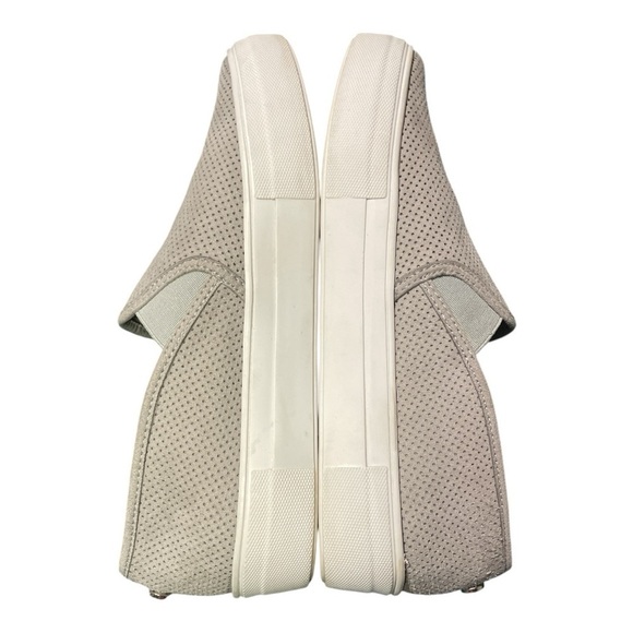 Steve Madden Klarissa Slip On Sneakers Perforated Gray Sz 8.5 - Picture 5 of 8